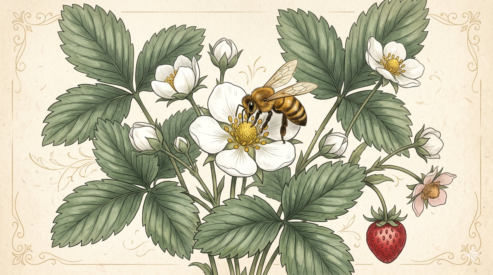 The bee that shapes the berry: why a lumpy strawberry is a pollination story